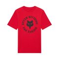T-SHIRT JUNIOR FOX BADGE TIBETAN RED YS 1