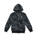 BLUZA Z KAPTUREM NA ZAMEK JUNIOR FOX HEAD BLACK CAMO YM 1