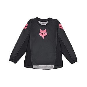 BLUZA MOTOCYKLOWA JUNIOR FOX GIRLS BLACKOUT BLACK BLACK KS